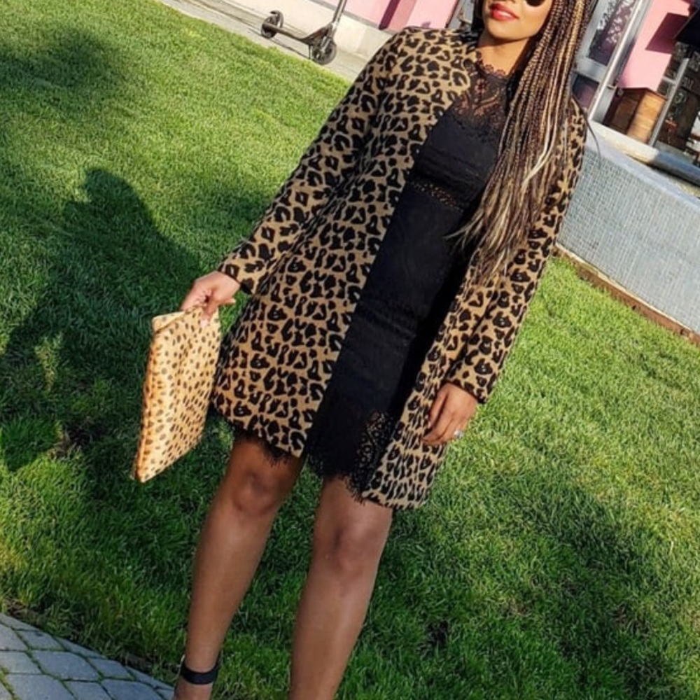 Lulu's Leopard Print Coat - Picture 5 of 5